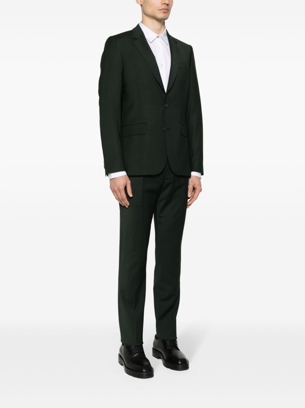 poplin stretch-wool suit - 3