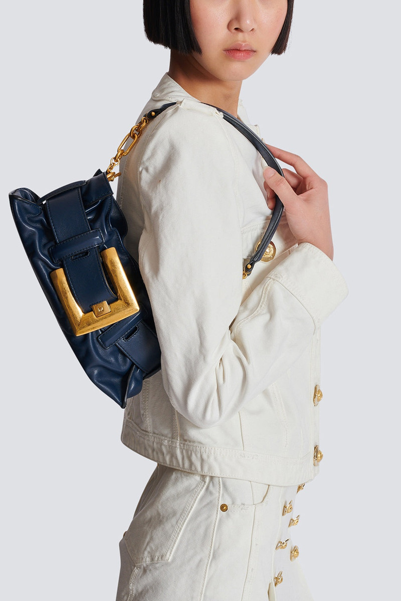 Balmain Mini Anthem Bag - Petrole outlook