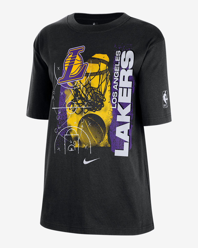 Los Angeles Lakers Courtside Women's Nike NBA T-Shirt 1