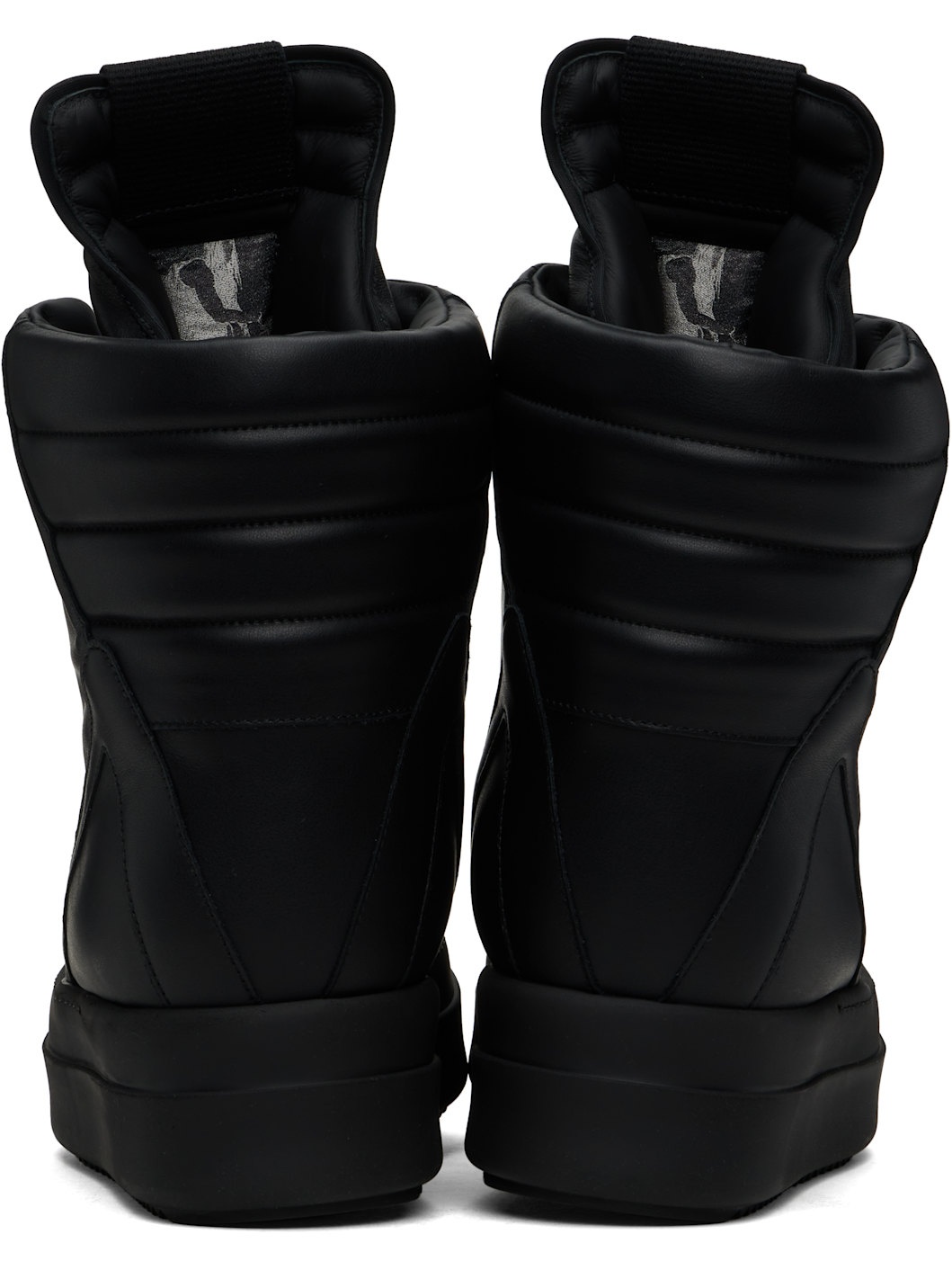 Black Hollywood Mega Geobasket Sneakers - 2