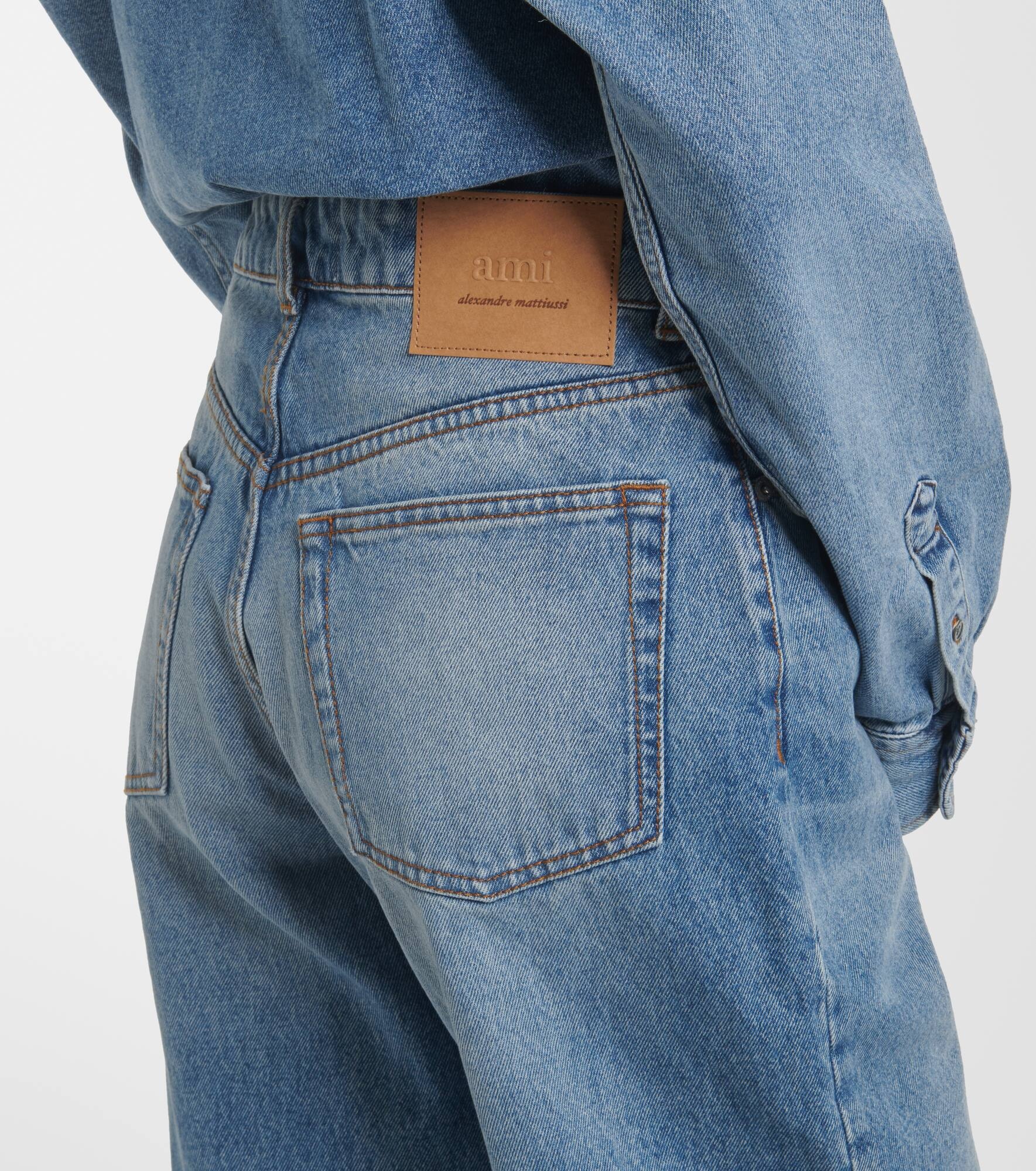 High-rise wide-leg jeans - 6
