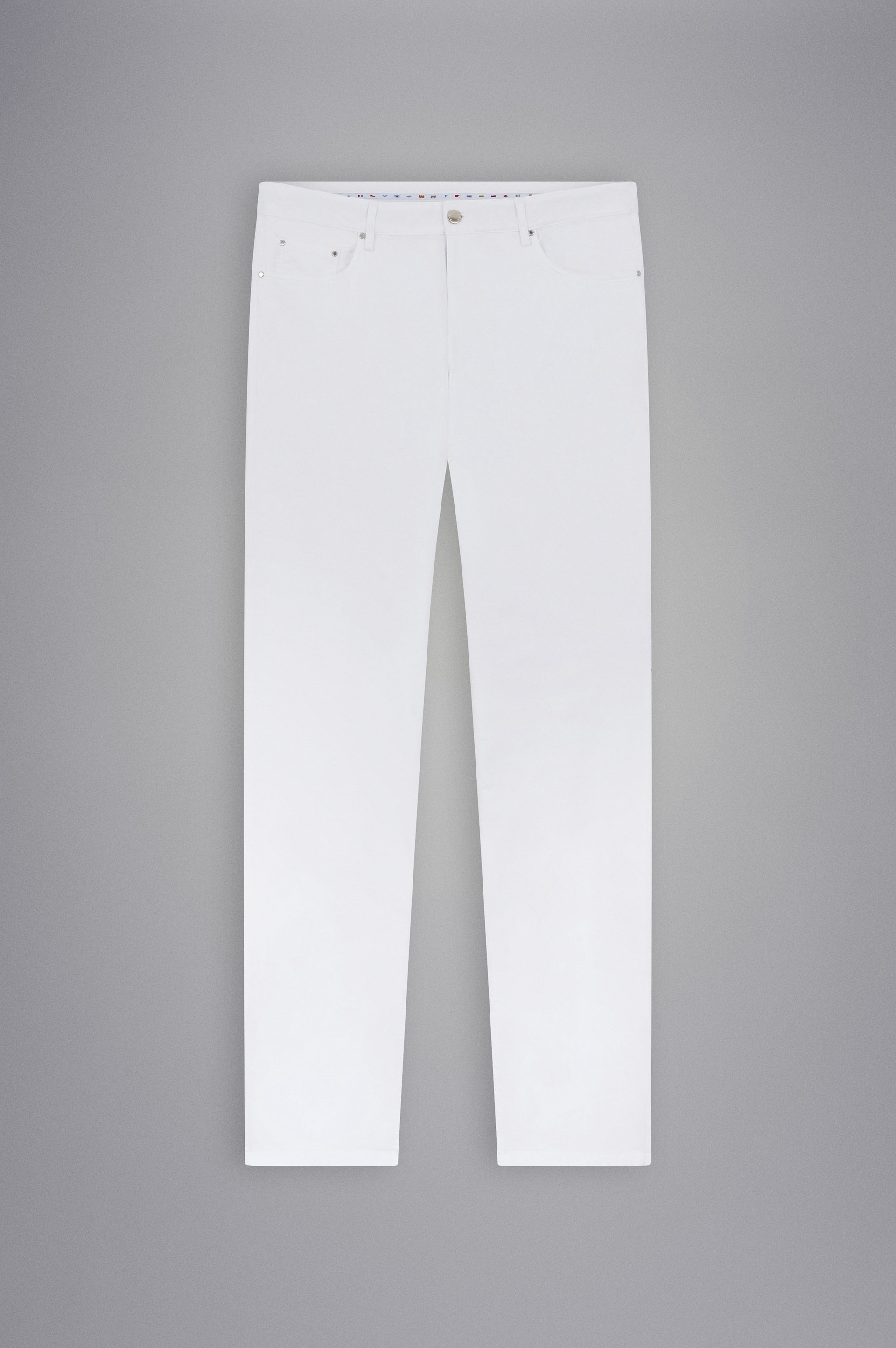 STRETCH ORGANIG COTTON TROUSERS - 1