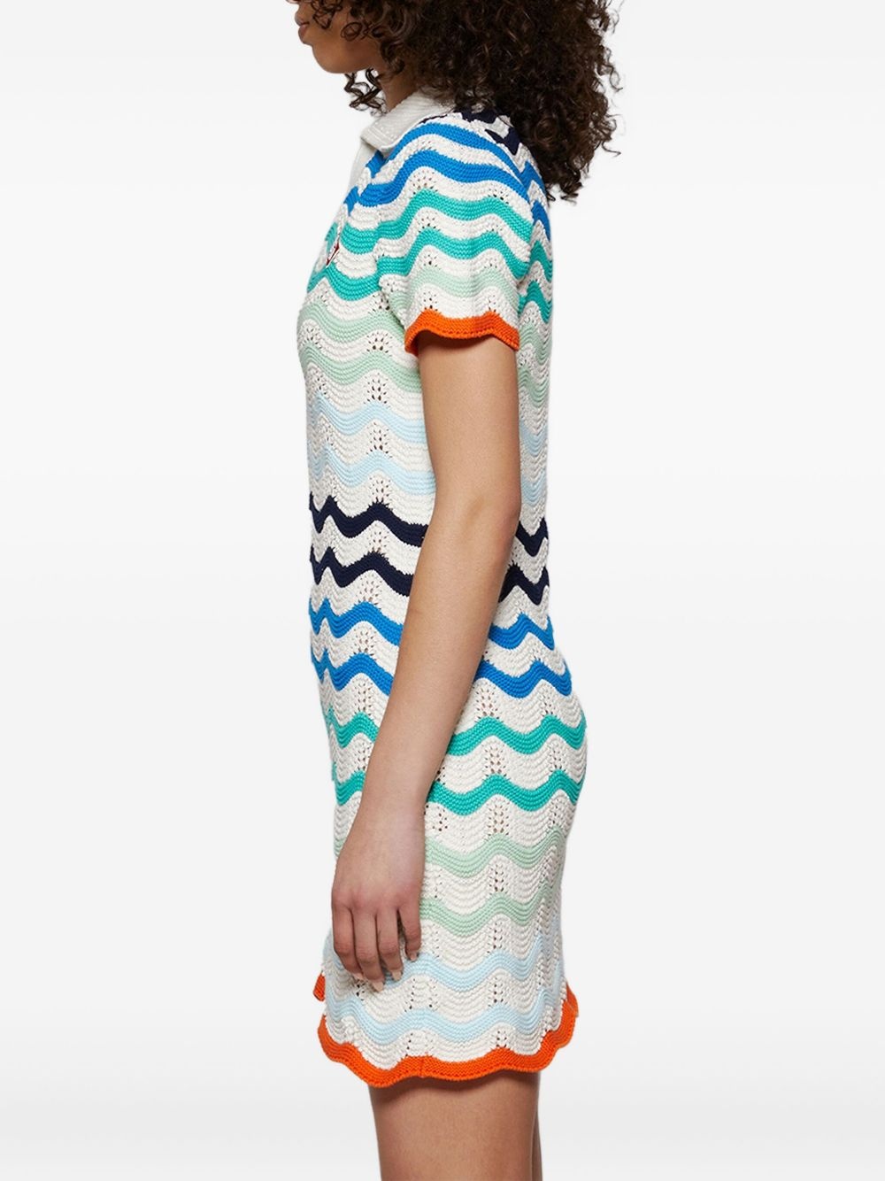 crochet-knit dress - 3