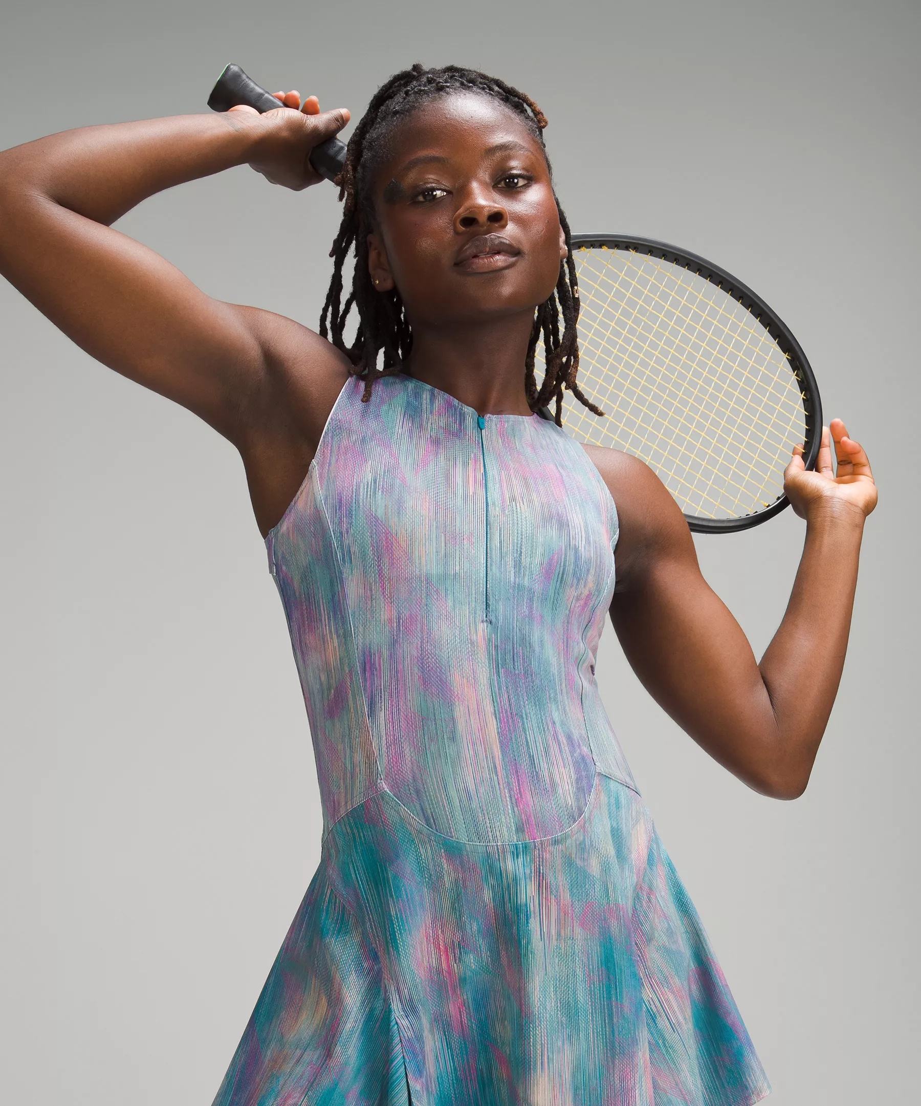 Everlux Short-Lined Tennis Tank Top Dress 6" - 6
