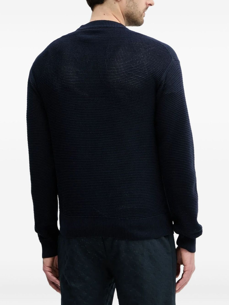 BOSS textured sweater outlook