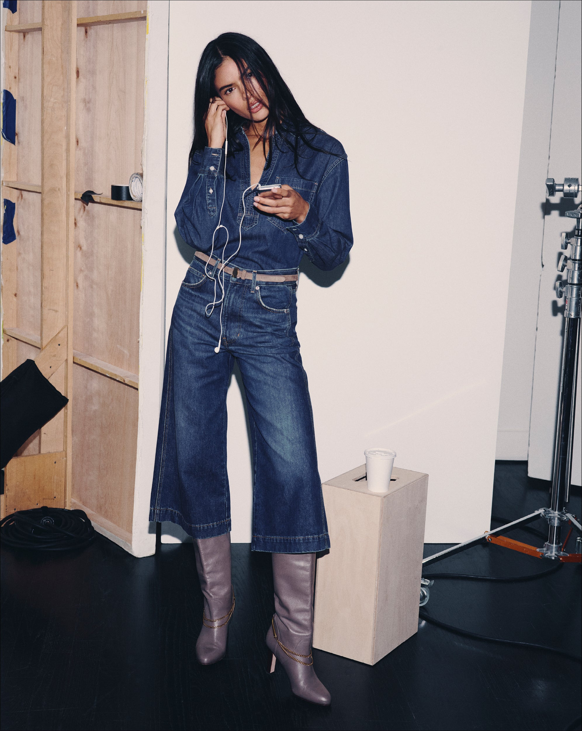 MARLOWE DENIM CULOTTE - 2