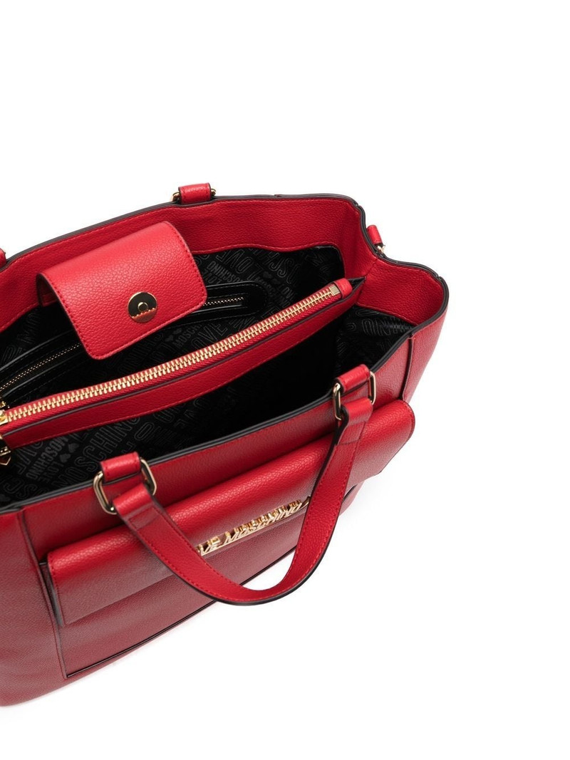 logo-plaque tote bag 5