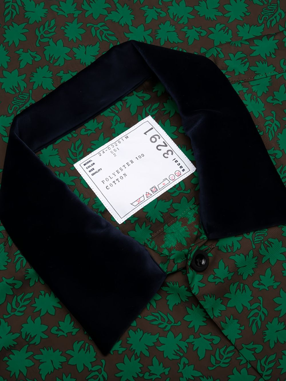 leaf-print shirt - 4