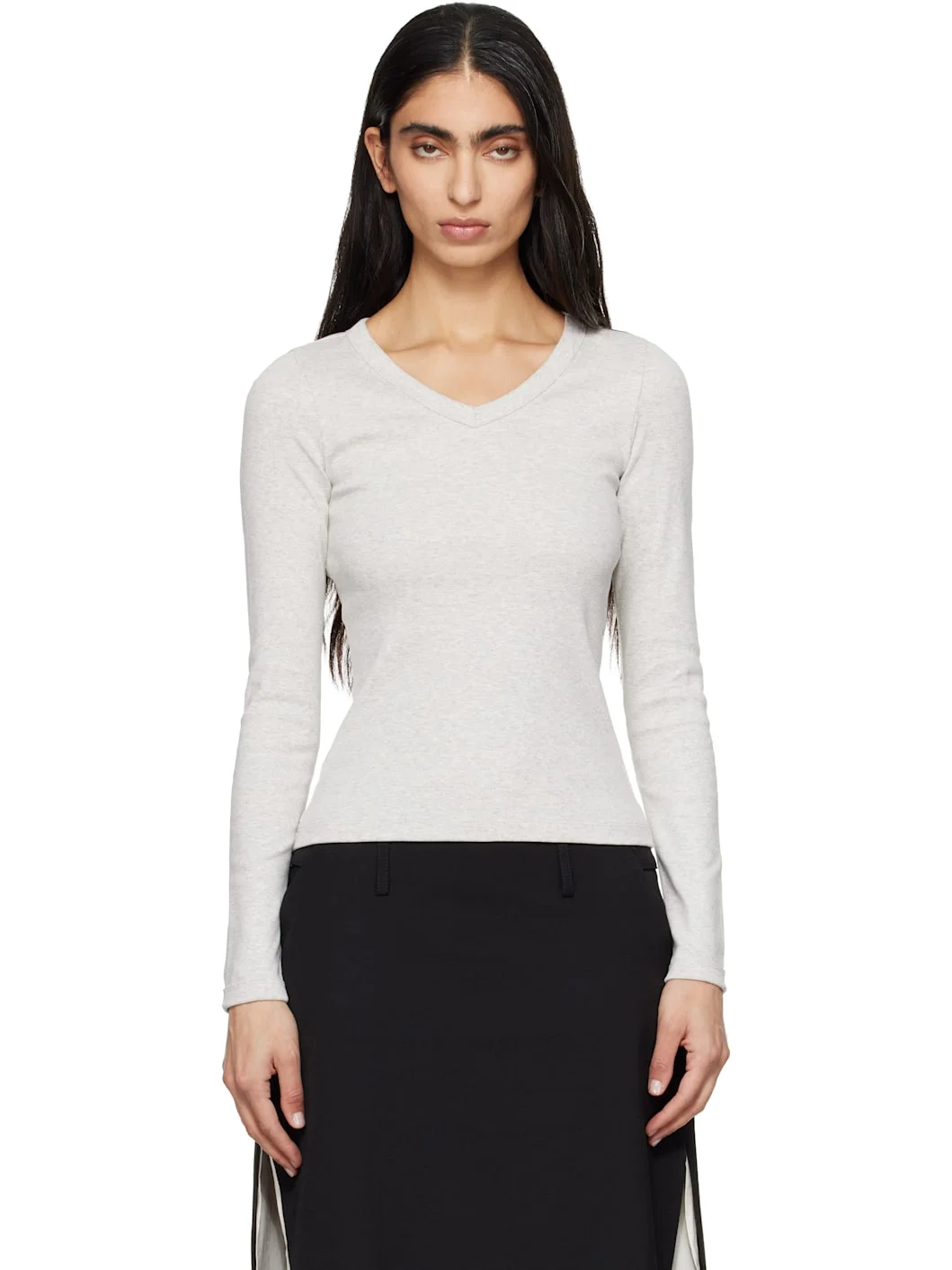 Gray Jill Longsleeve T-shirt - 1