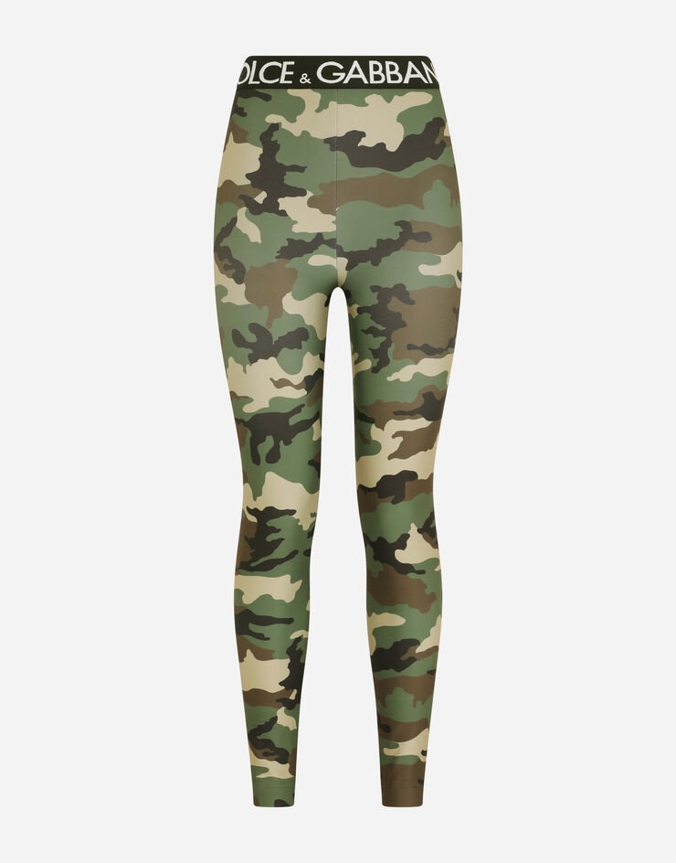 Dolce&Gabbana Printed technical jersey leggings Dolce & Gabbana