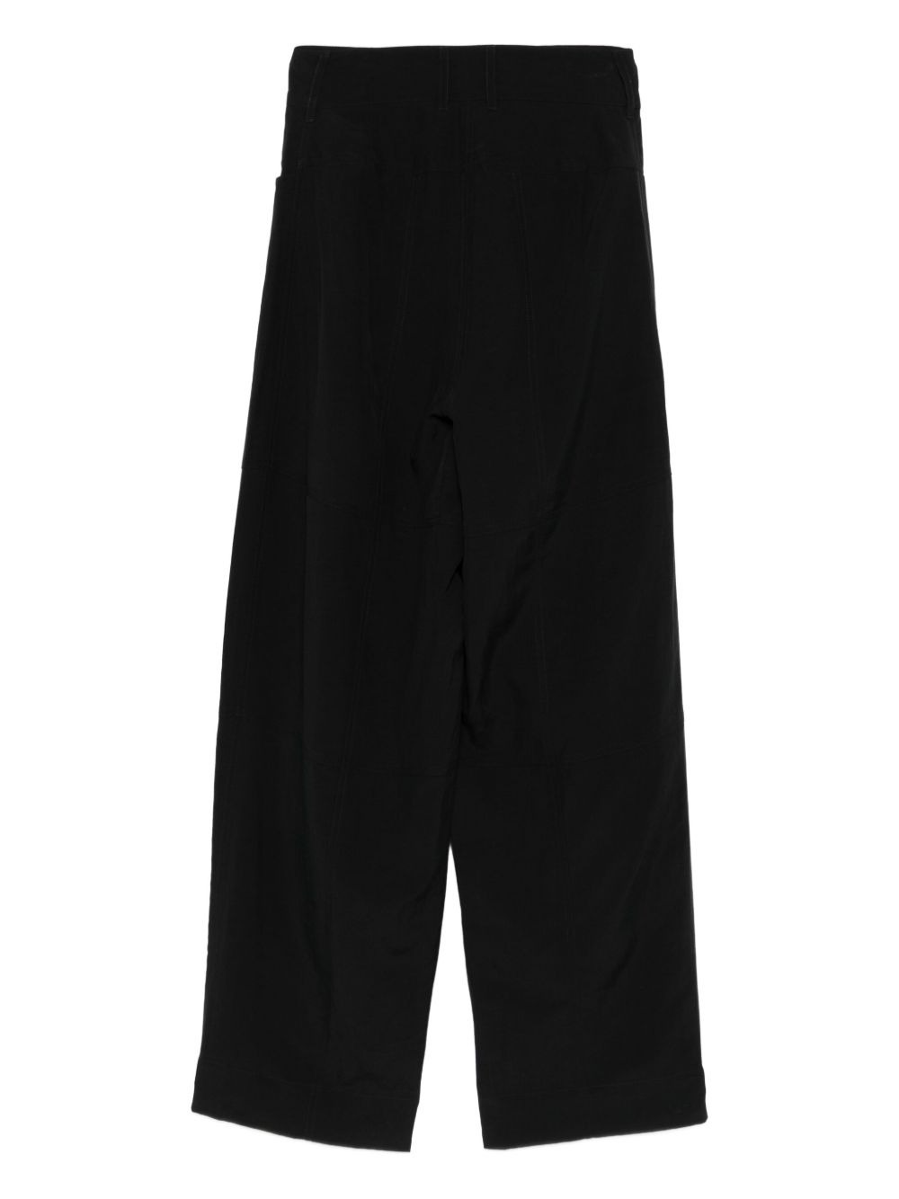 button-cuffed trousers - 2