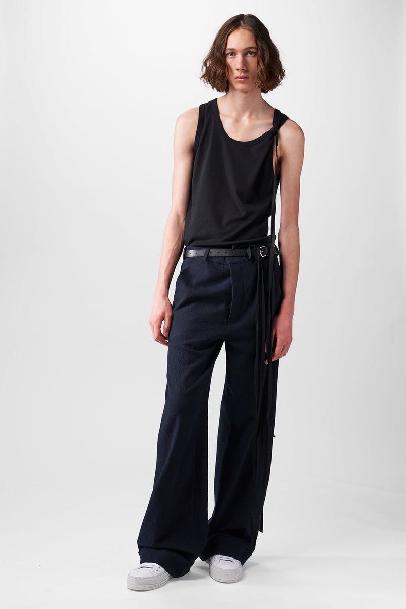Albert Loose Fit Trousers Brushed Wool - 4