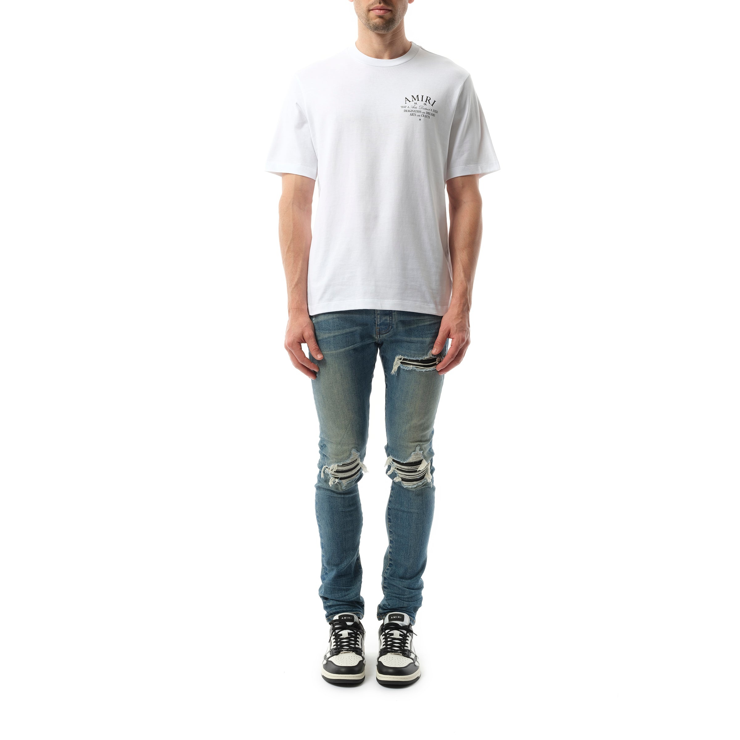 Amiri Arts District T-Shirt in White - 4