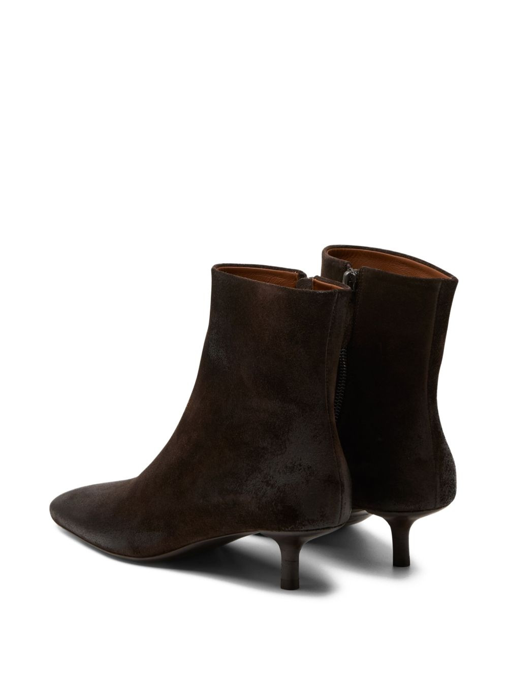 Spazzola kitten-heel square-toe boots - 3