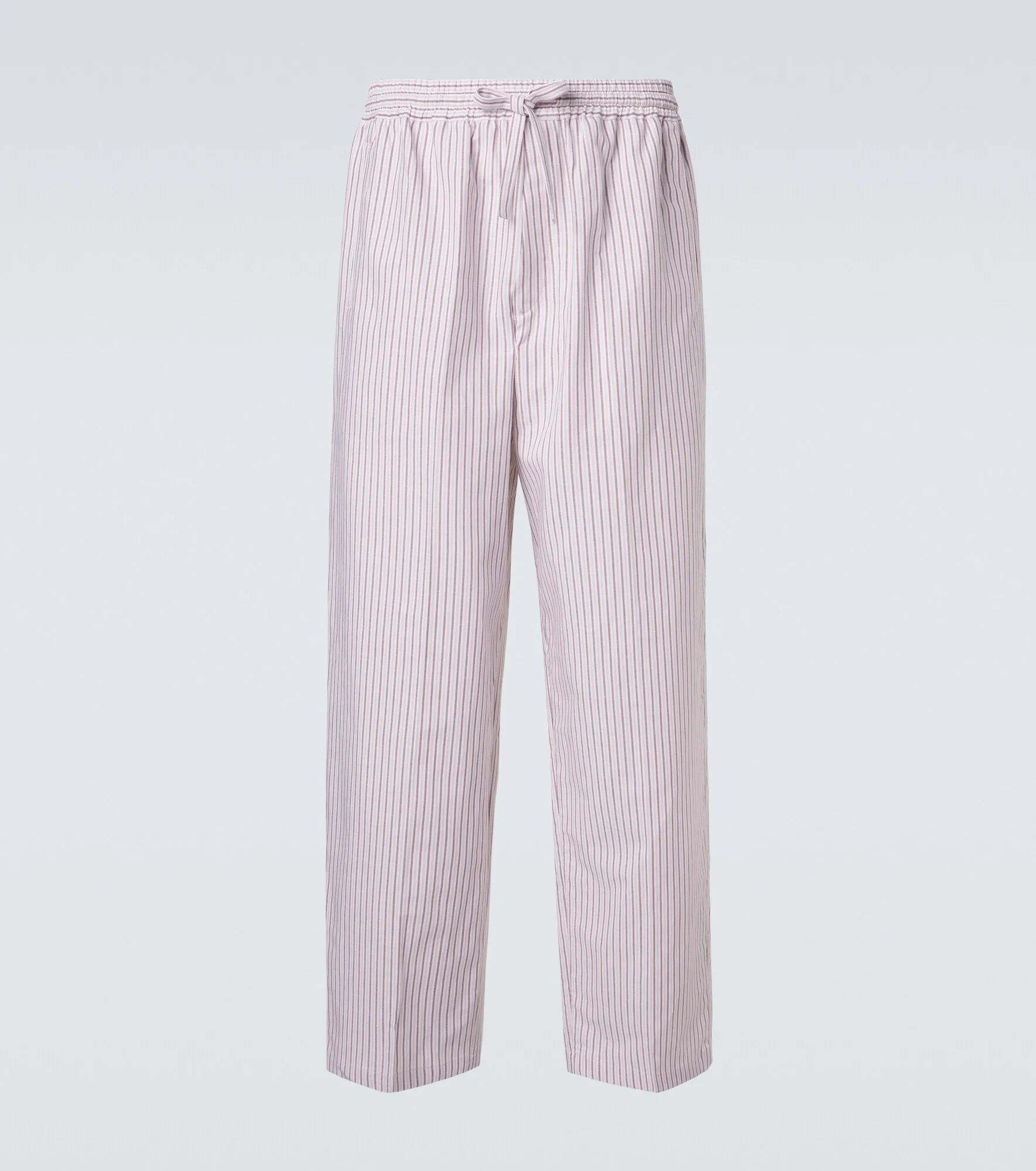 Julian cotton and silk straight pants - 1