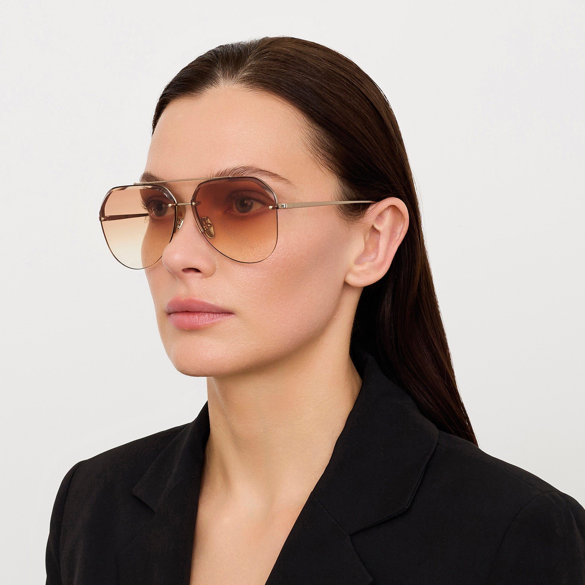 Quynh Sunglasses in Camel and Gold - 3