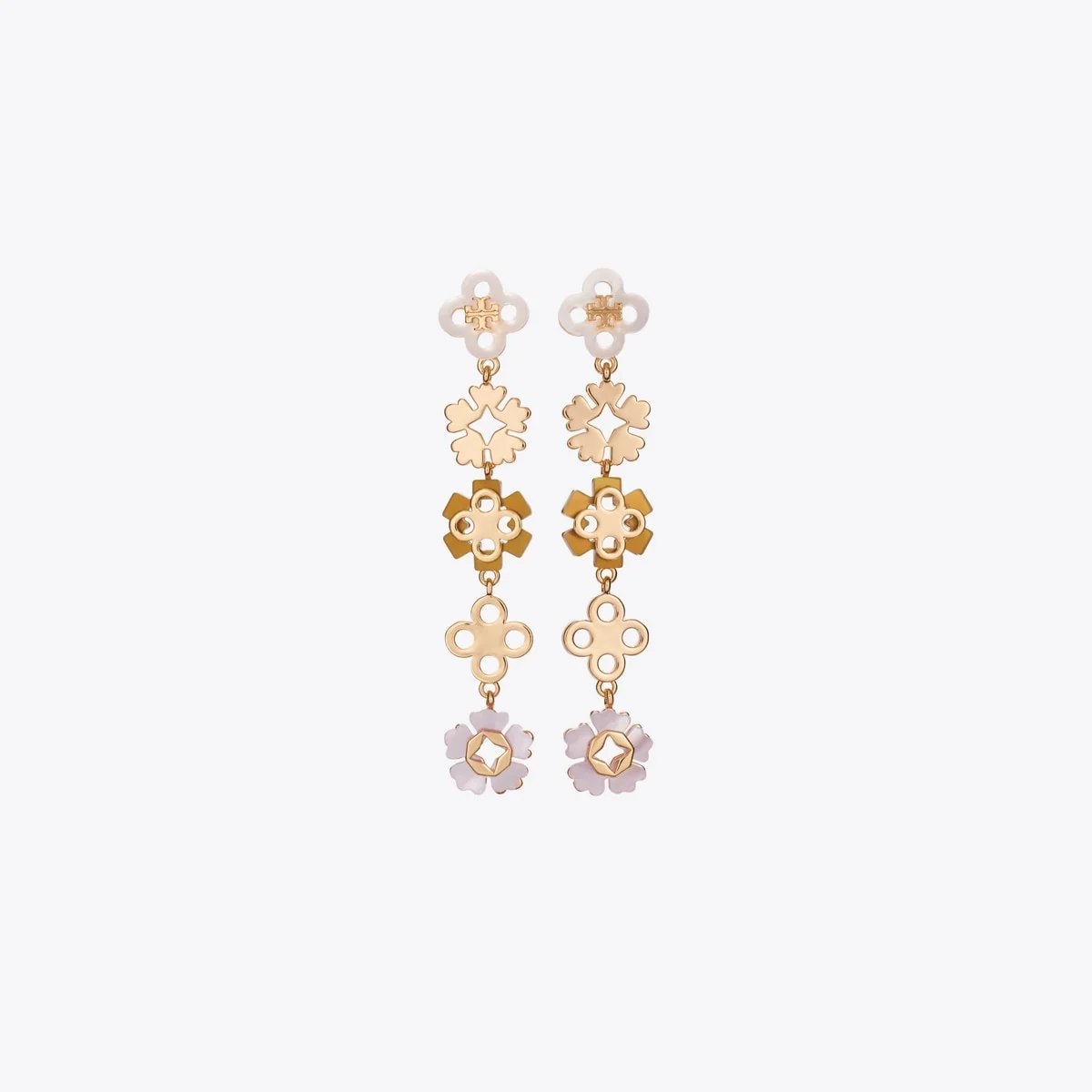 Forget Me Not Linear Earrings - 1