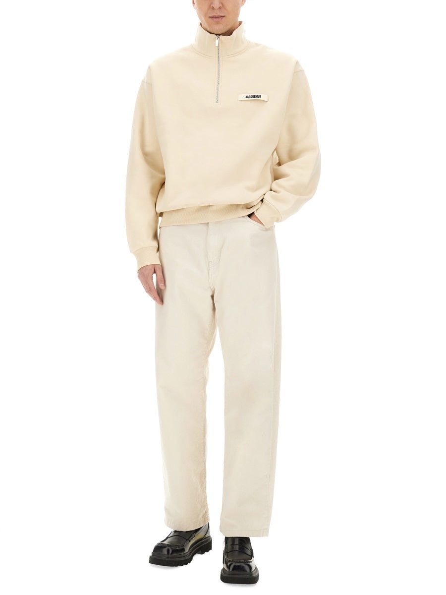 Jacquemus Men Grosgrain Logo Sweatshirt - 2