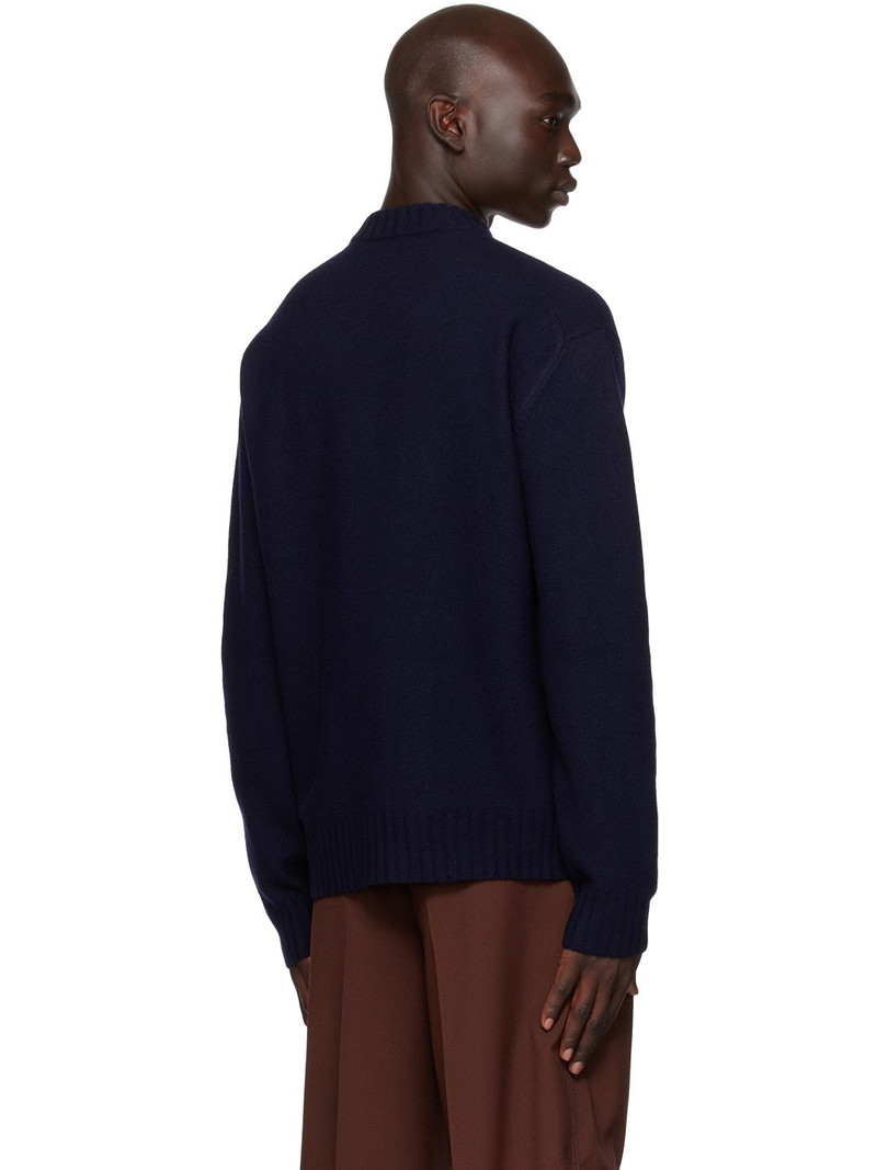 Navy Crewneck Sweater 3
