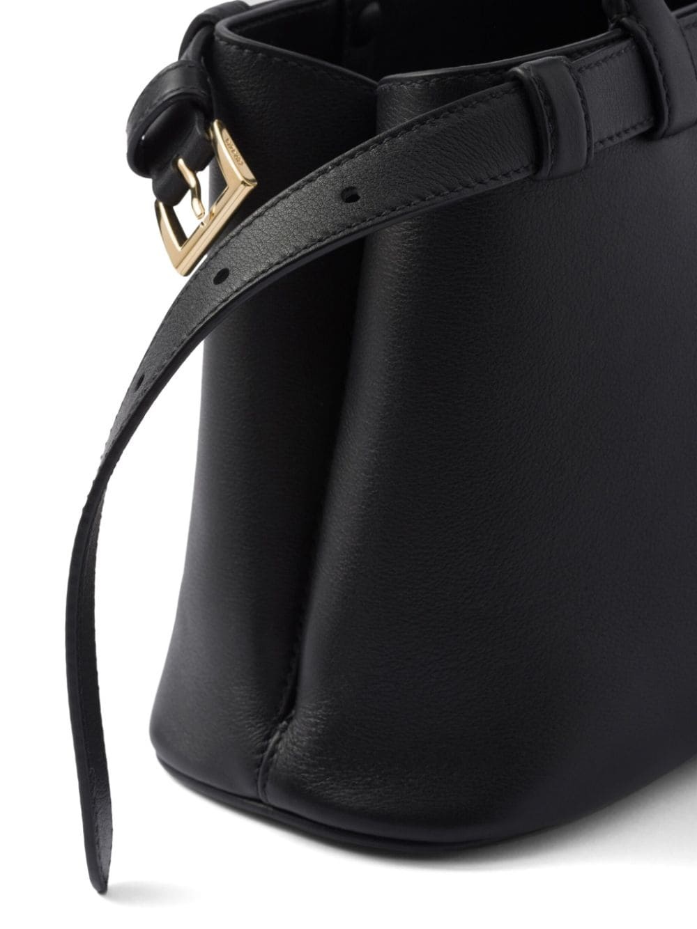 logo-lettering leather tote bag - 4
