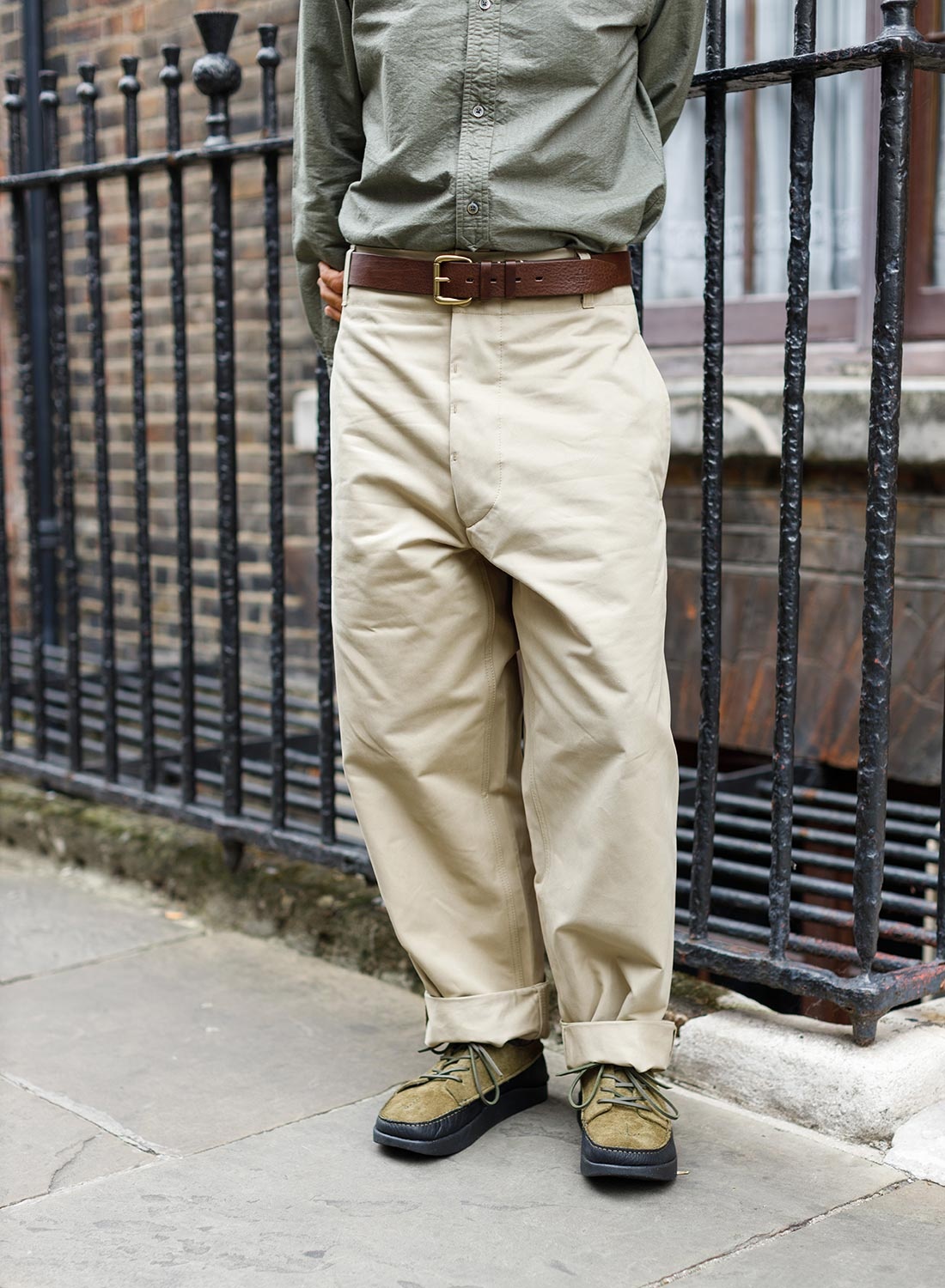 Farm Pant Cotton Drill in Putty - 4