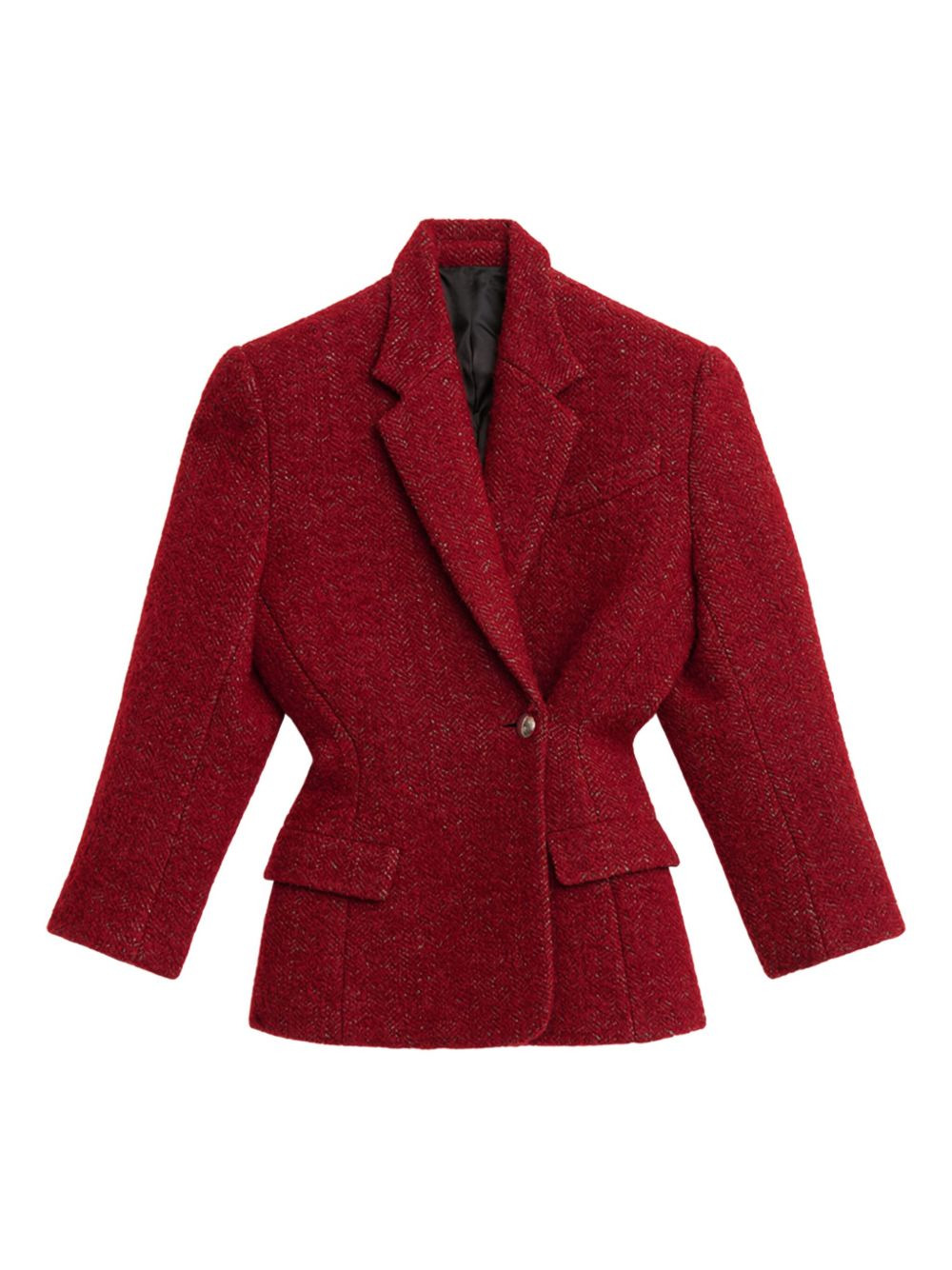 Gallie single-breasted textured blazer - 1