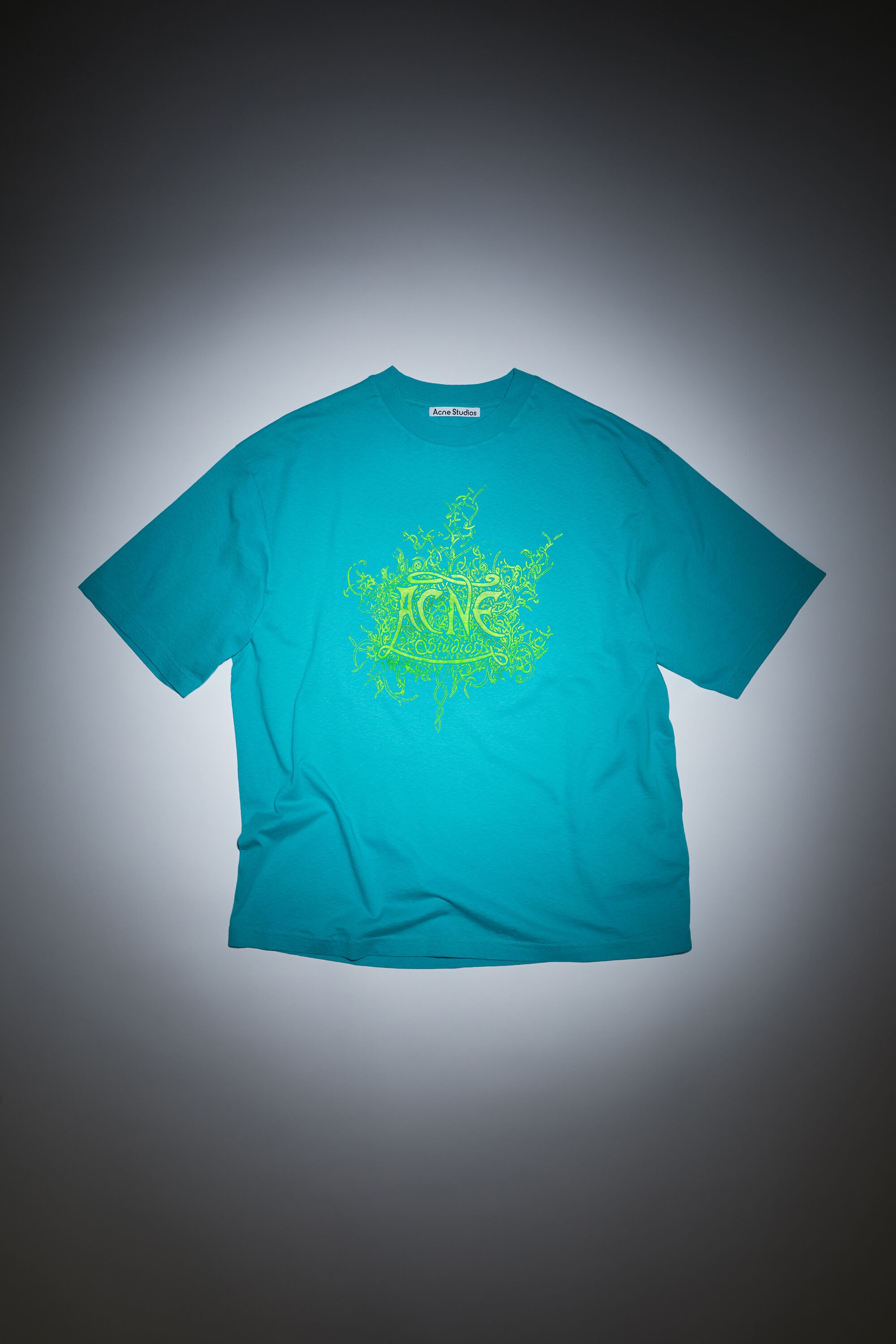 Glow in the dark logo t-shirt - Fluo Blue - 6