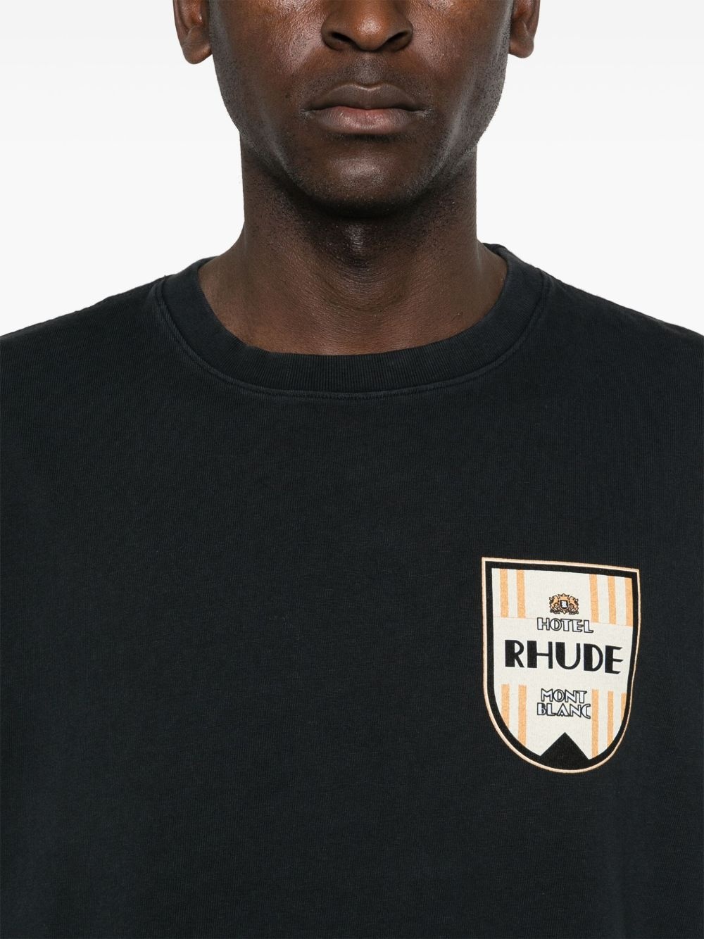 Mont-Blanc Hotel Tee "Vintage Black" - 5