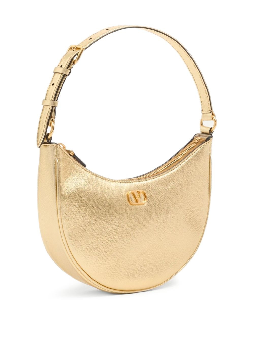 logo-plaque leather mini bag - 5