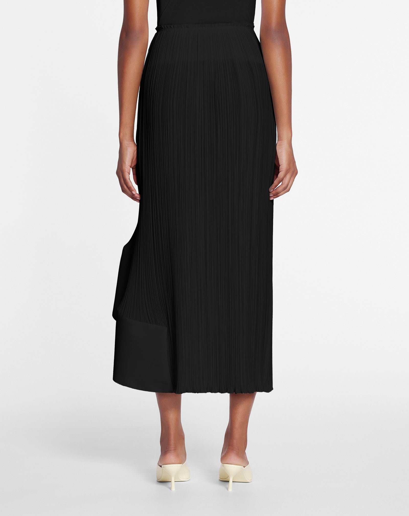 PLEATED MIDI SKIRT - 4