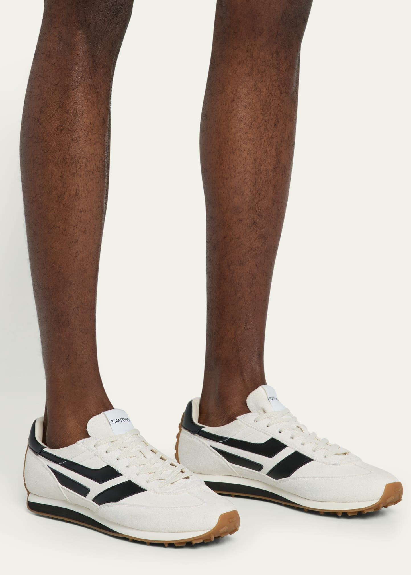 Men's Mick Tech Fabric and Suede Sneakers - 2