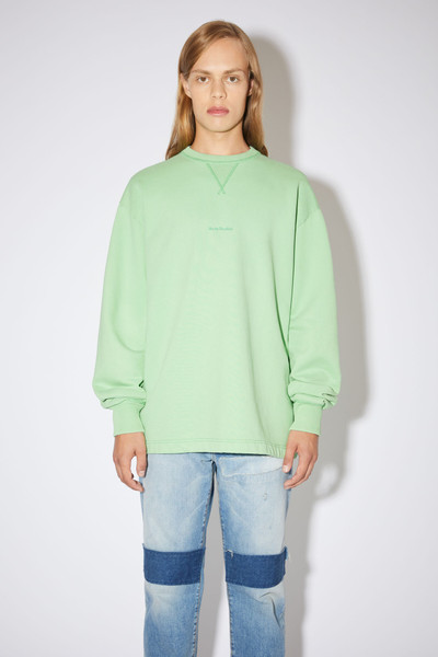 Acne Studios Logo sweatshirt - Mint green outlook