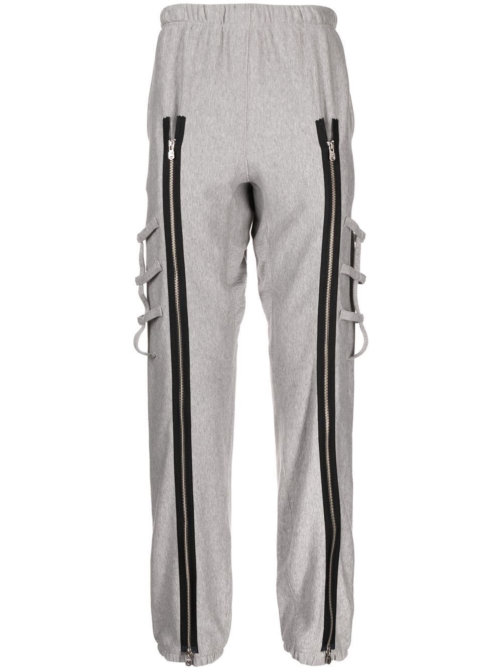 front zip-detail track pants - 1