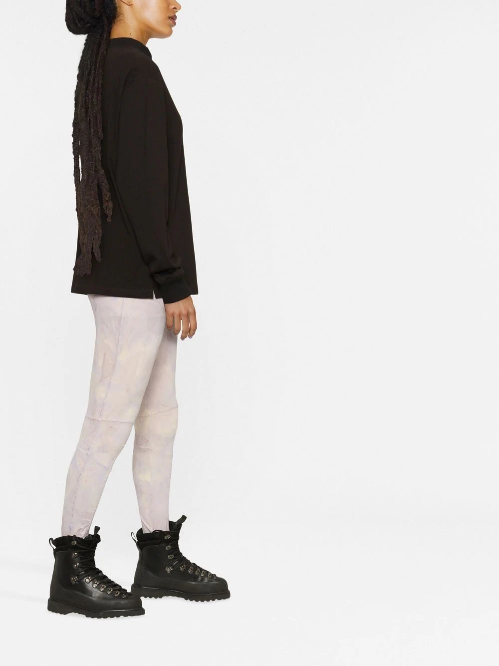 abstract pattern leggings - 3
