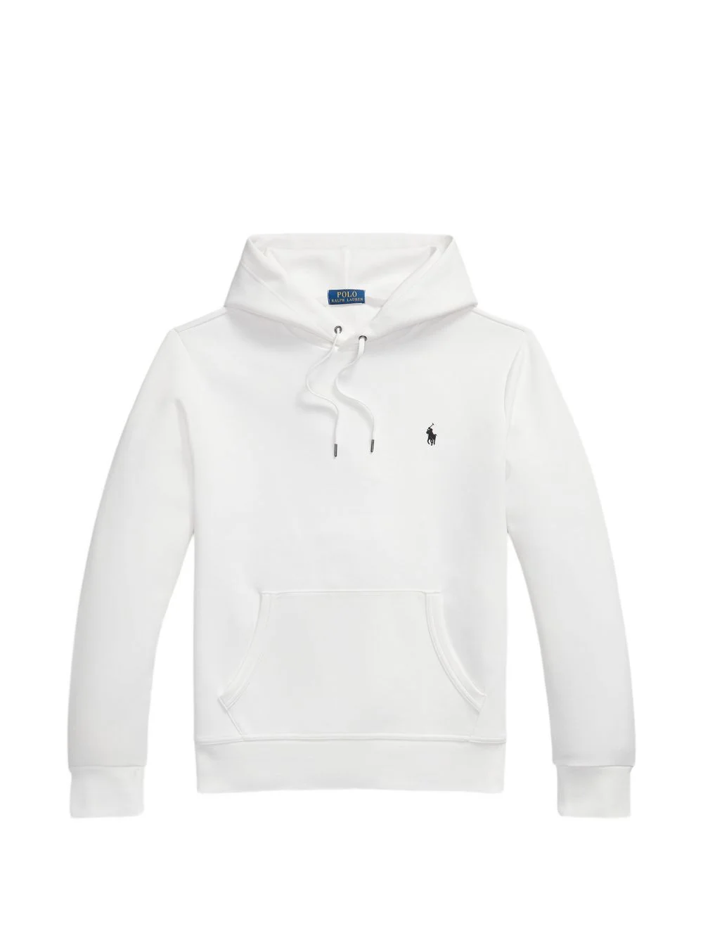 logo-embroidered drawstring hoodie - 1