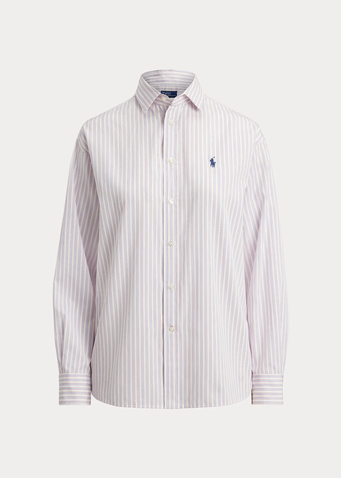 Relaxed Fit Striped Cotton Shirt - 1