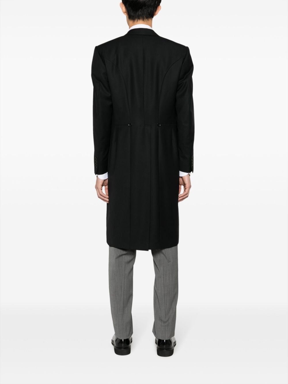 single-breasted wool suit - 4