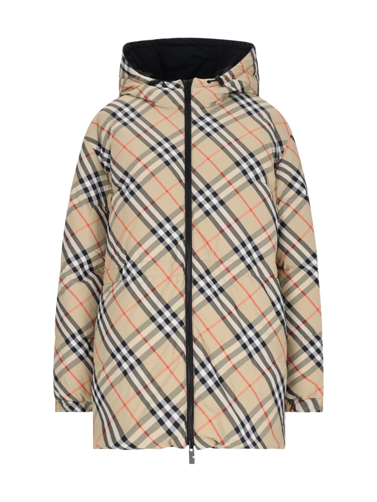 "CHECK" REVERSIBLE DOWN JACKET - 1