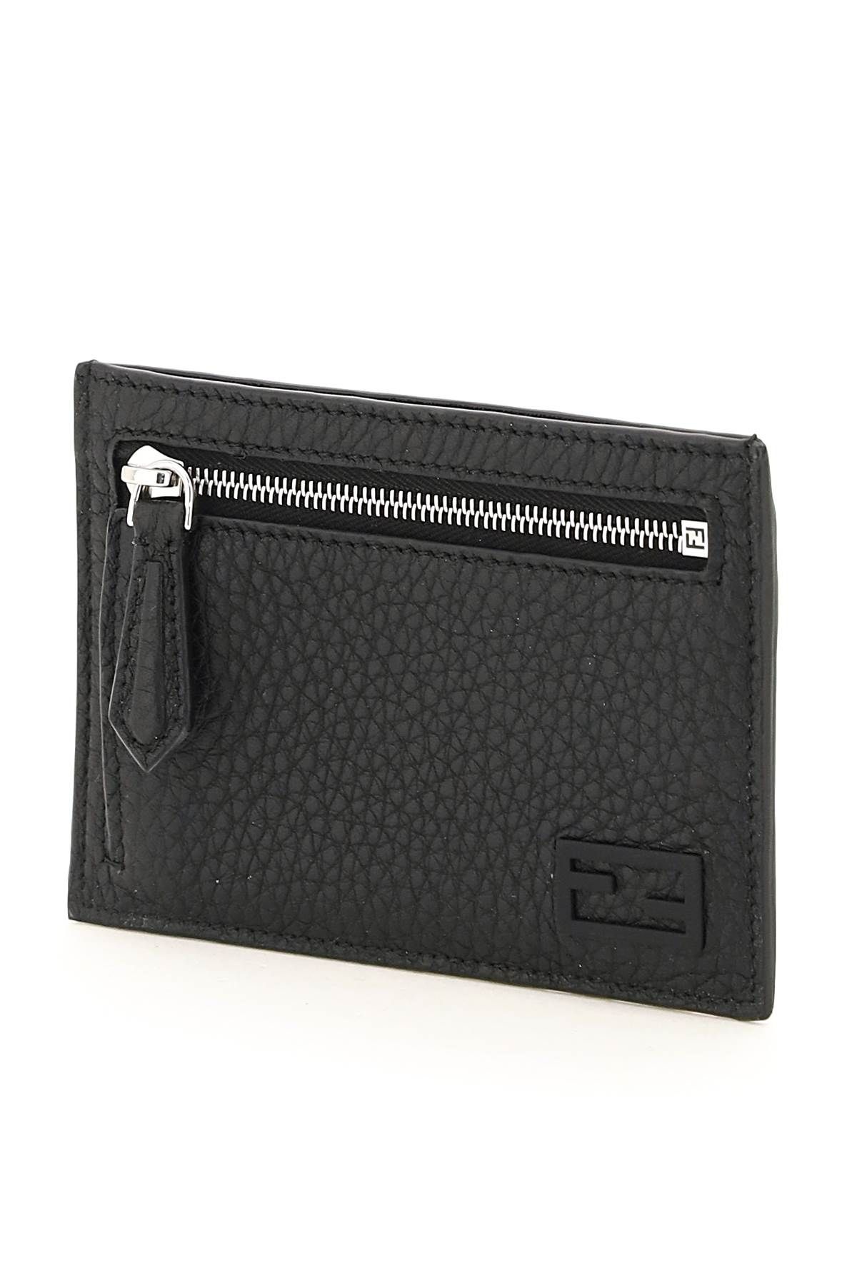 CUOIO ROMANO LEATHER ZIPPED CARD HOLDER - 4