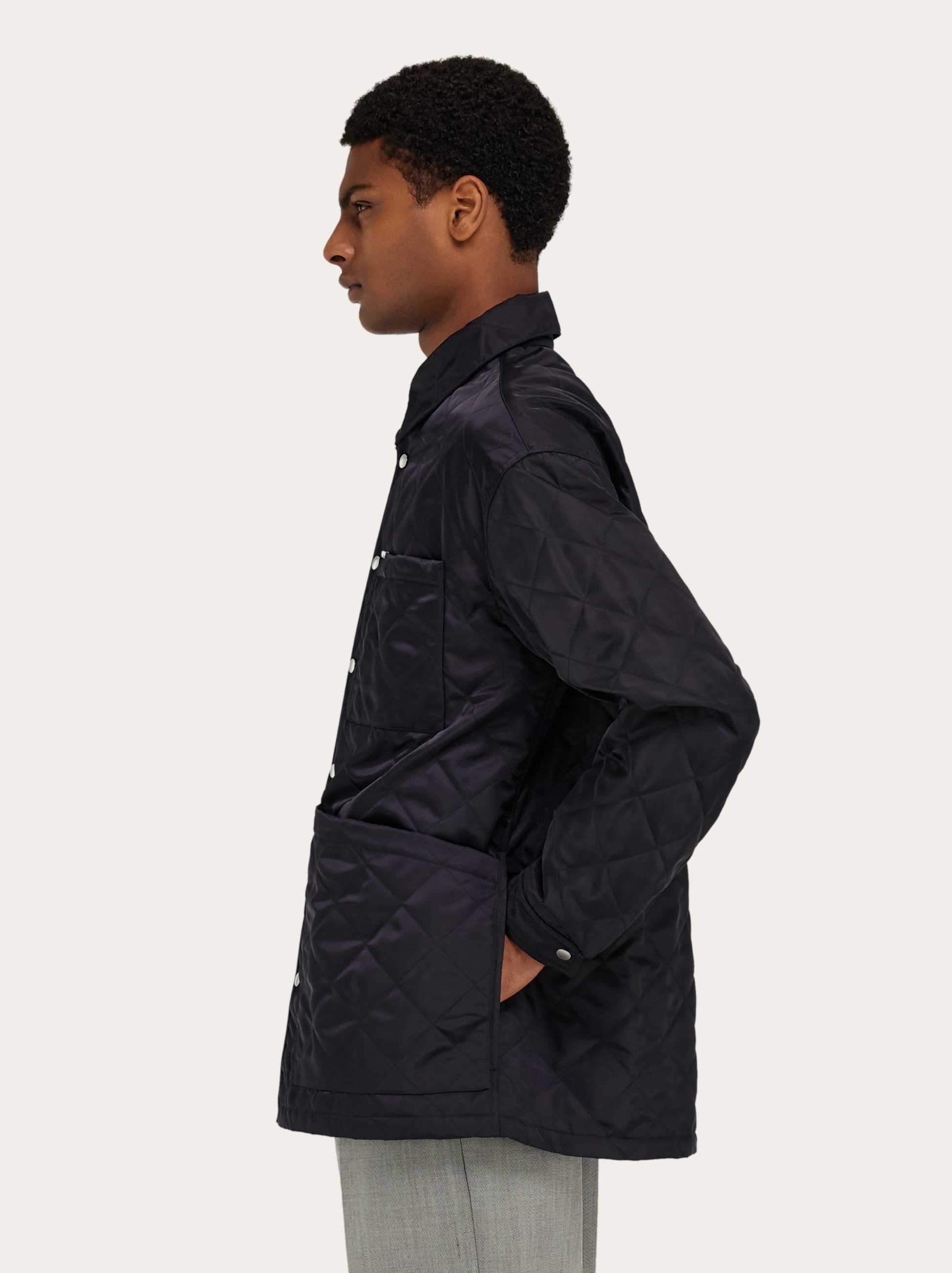 Quilted blouson - 3