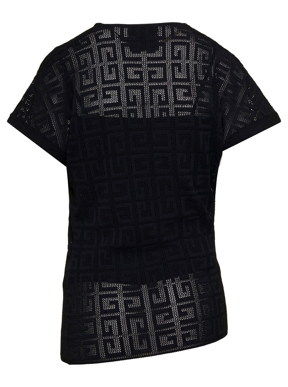 Givenchy Women Black Top With Draped Neckline In Viscose Woman - 2