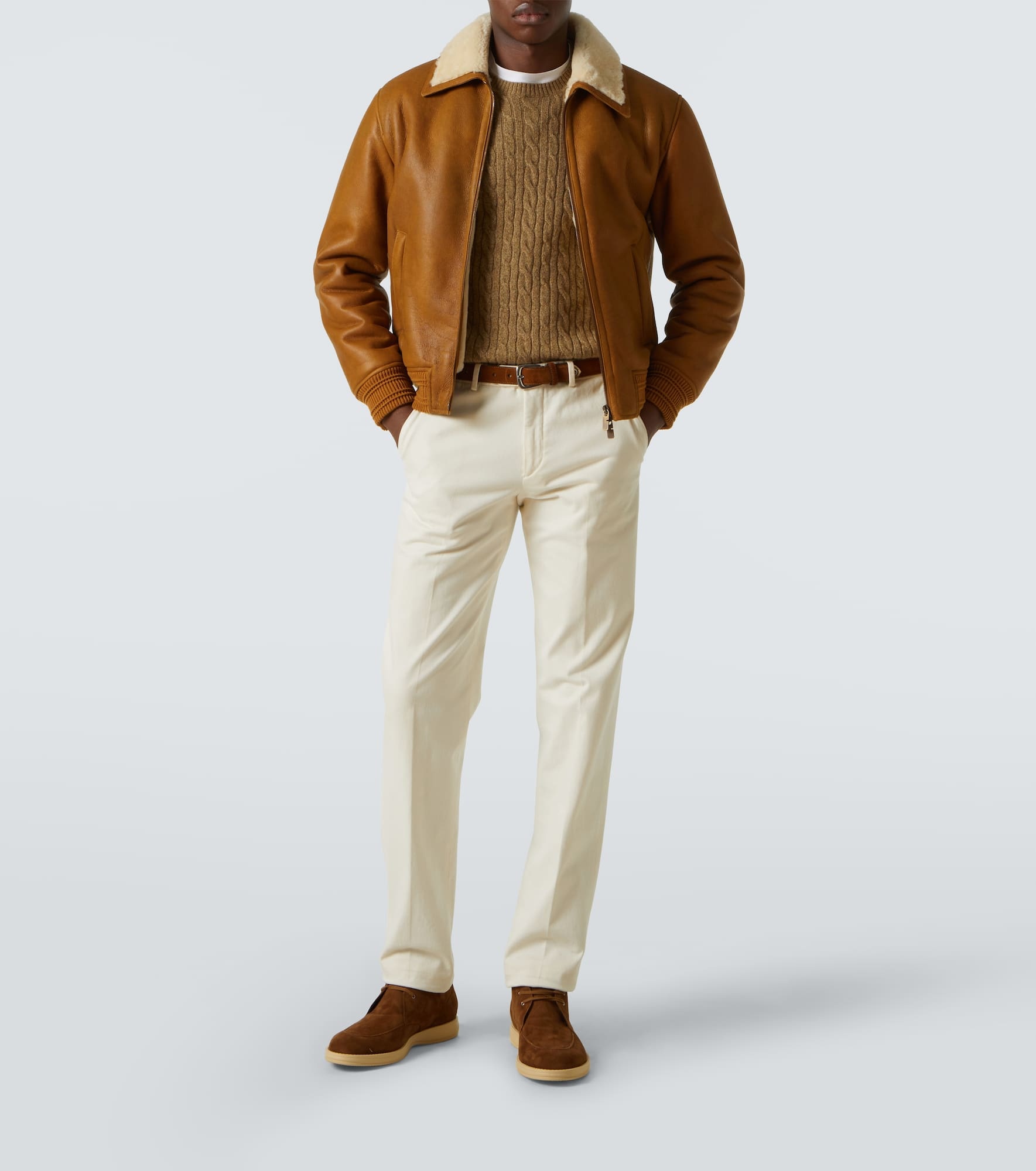 Cable-knit cashmere sweater - 2