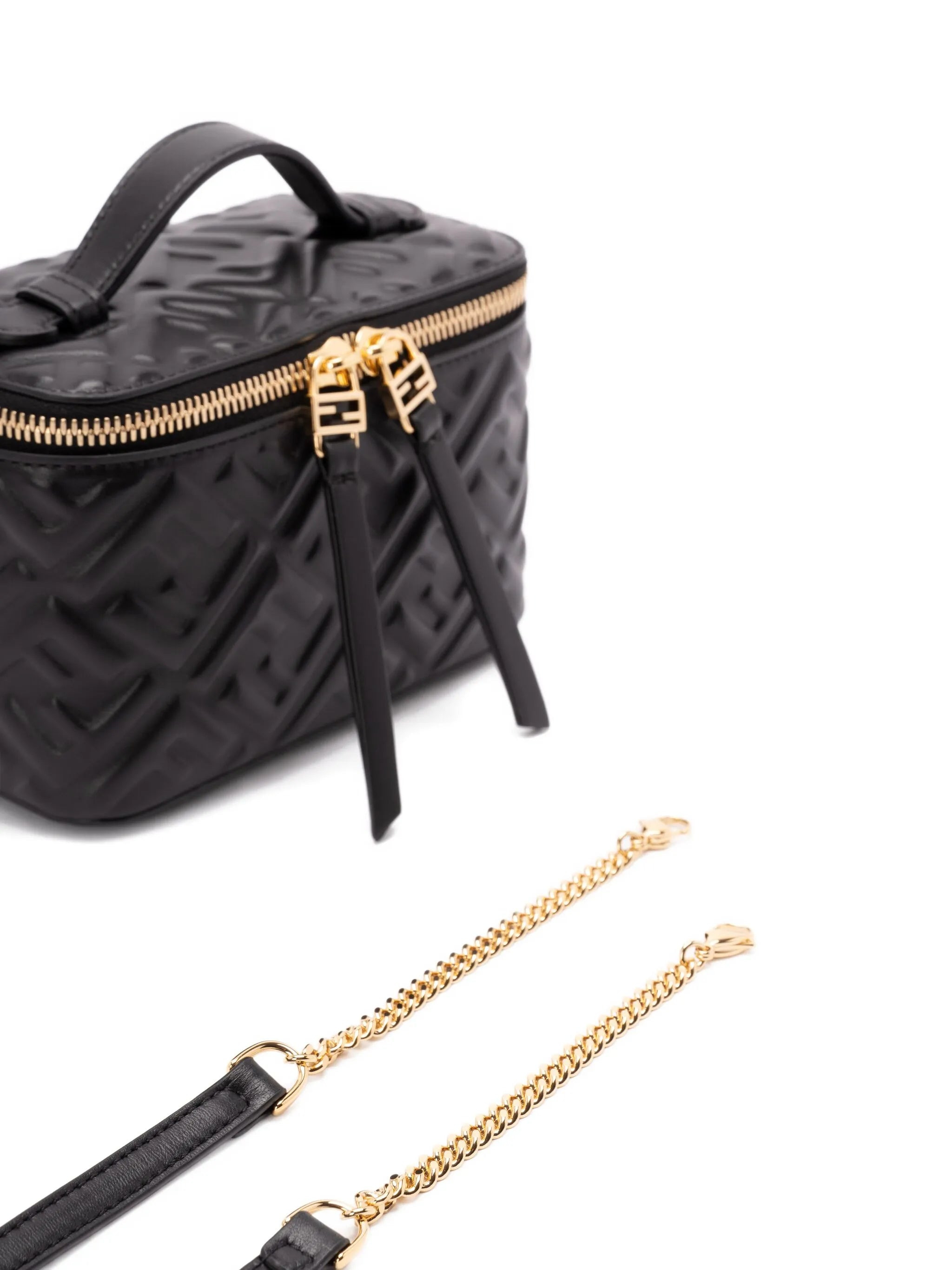 Vanity quilted leather mini crossbody bag - 5
