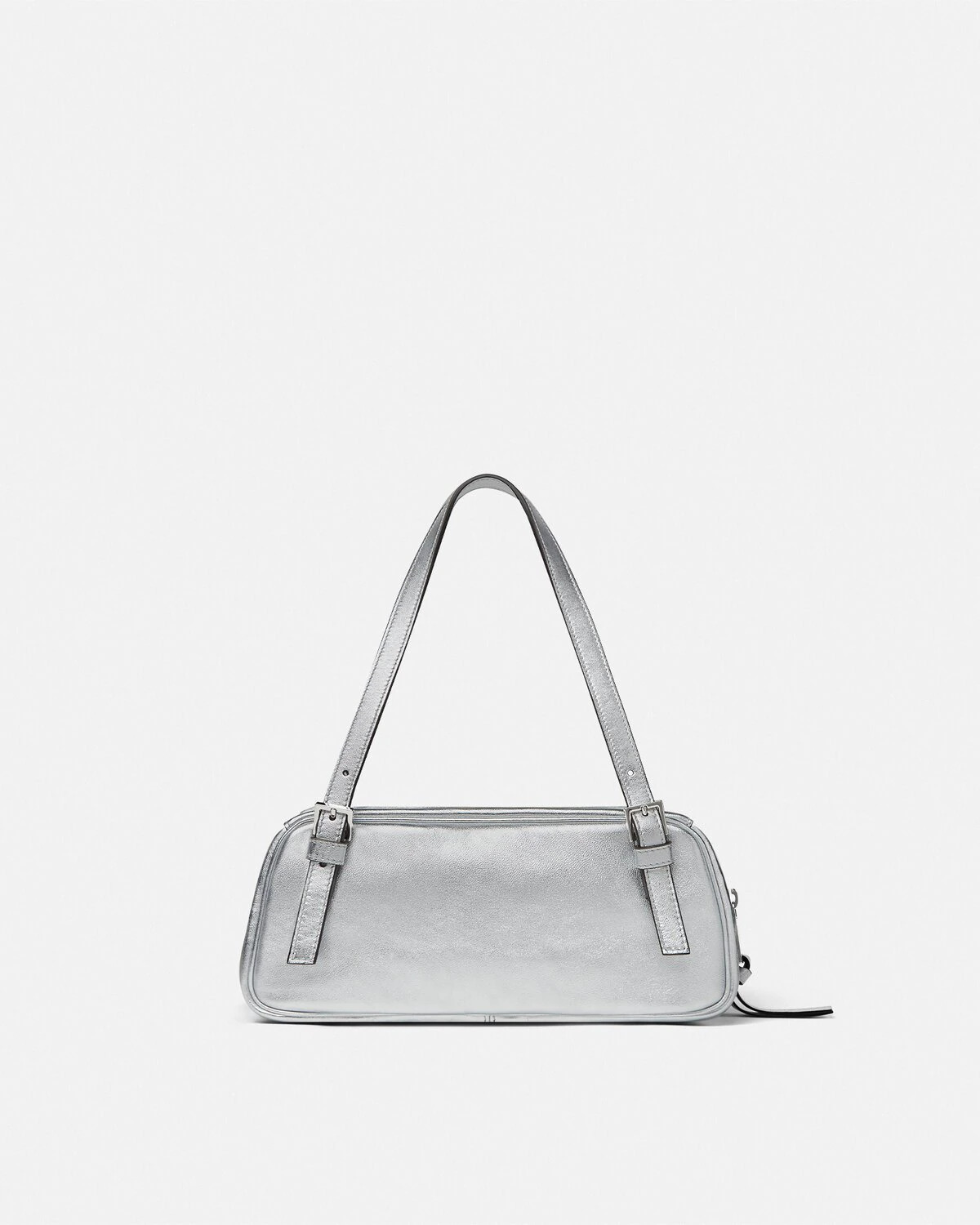 Versace Tag Bowling Metallic Shoulder Bag - 5