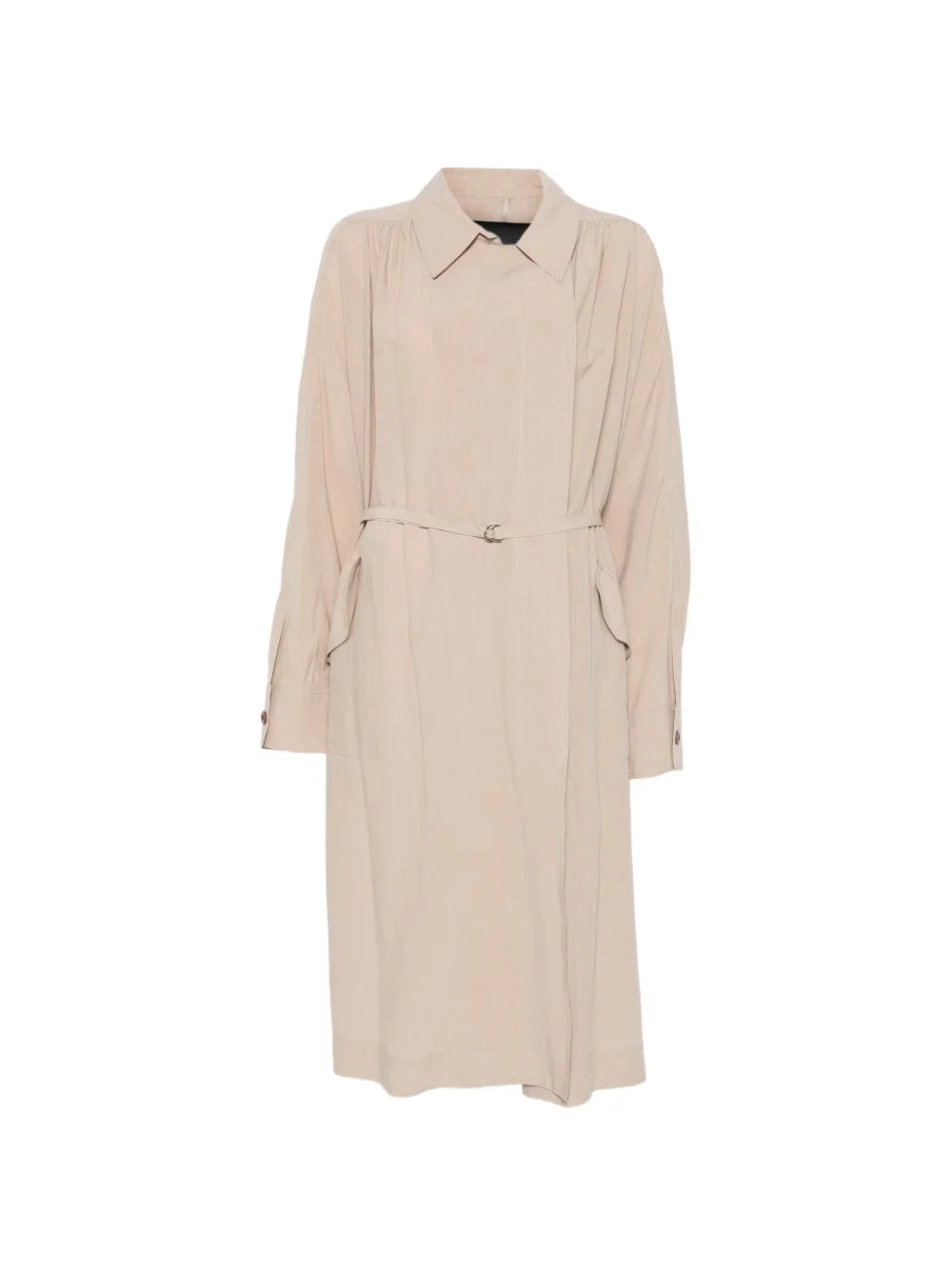 belted coat - 1