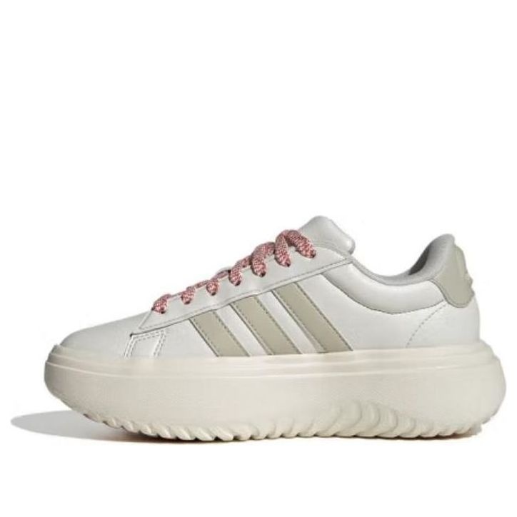 (WMNS) adidas Grand Court Platform Shoes 'Beige Pink' IE1094 - 1