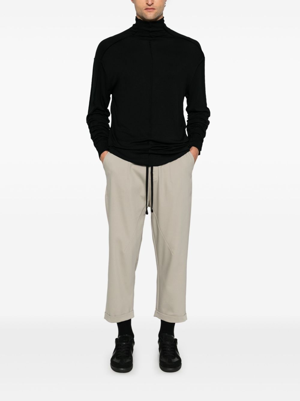 technical-jersey trousers - 2