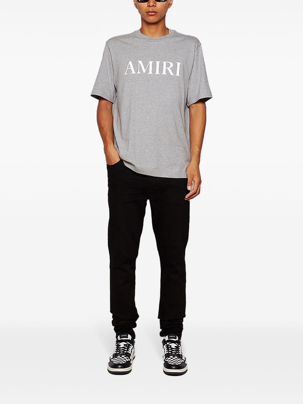 logo-print cotton T-shirt - 2