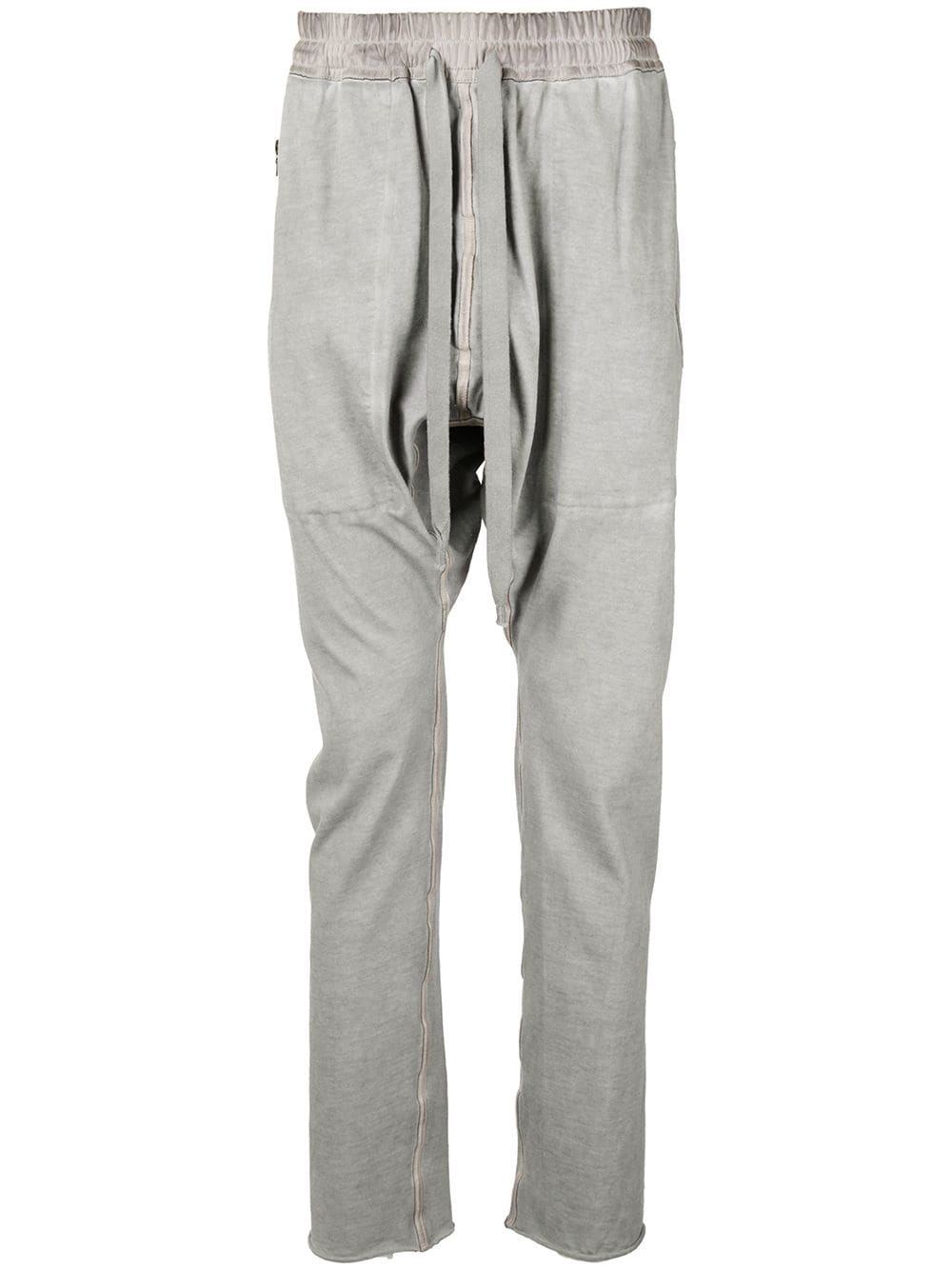 drop-crotch drawstring trousers - 1