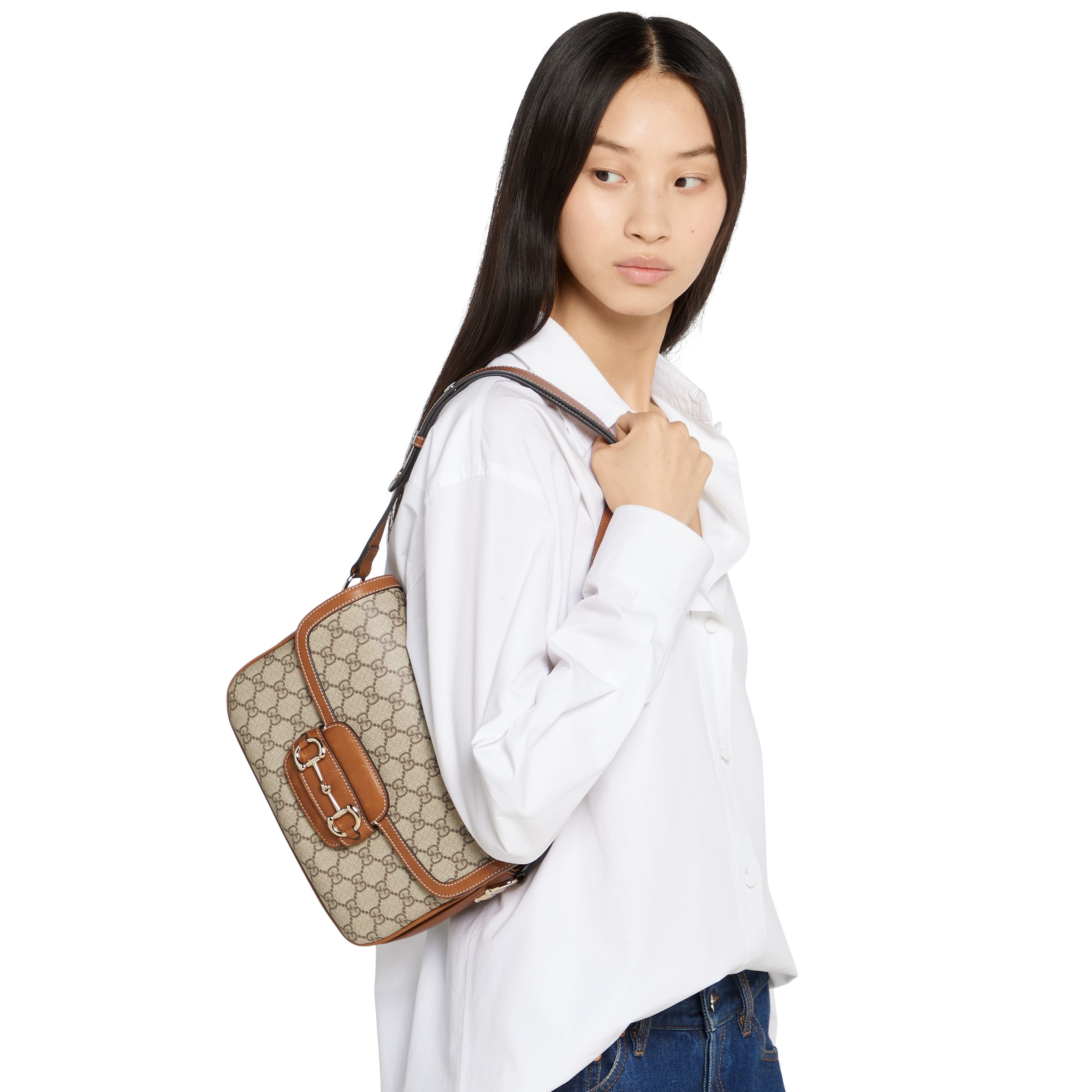 Gucci Horsebit 1955 Soft small shoulder bag - 3